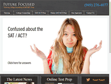Tablet Screenshot of futurefocused.com